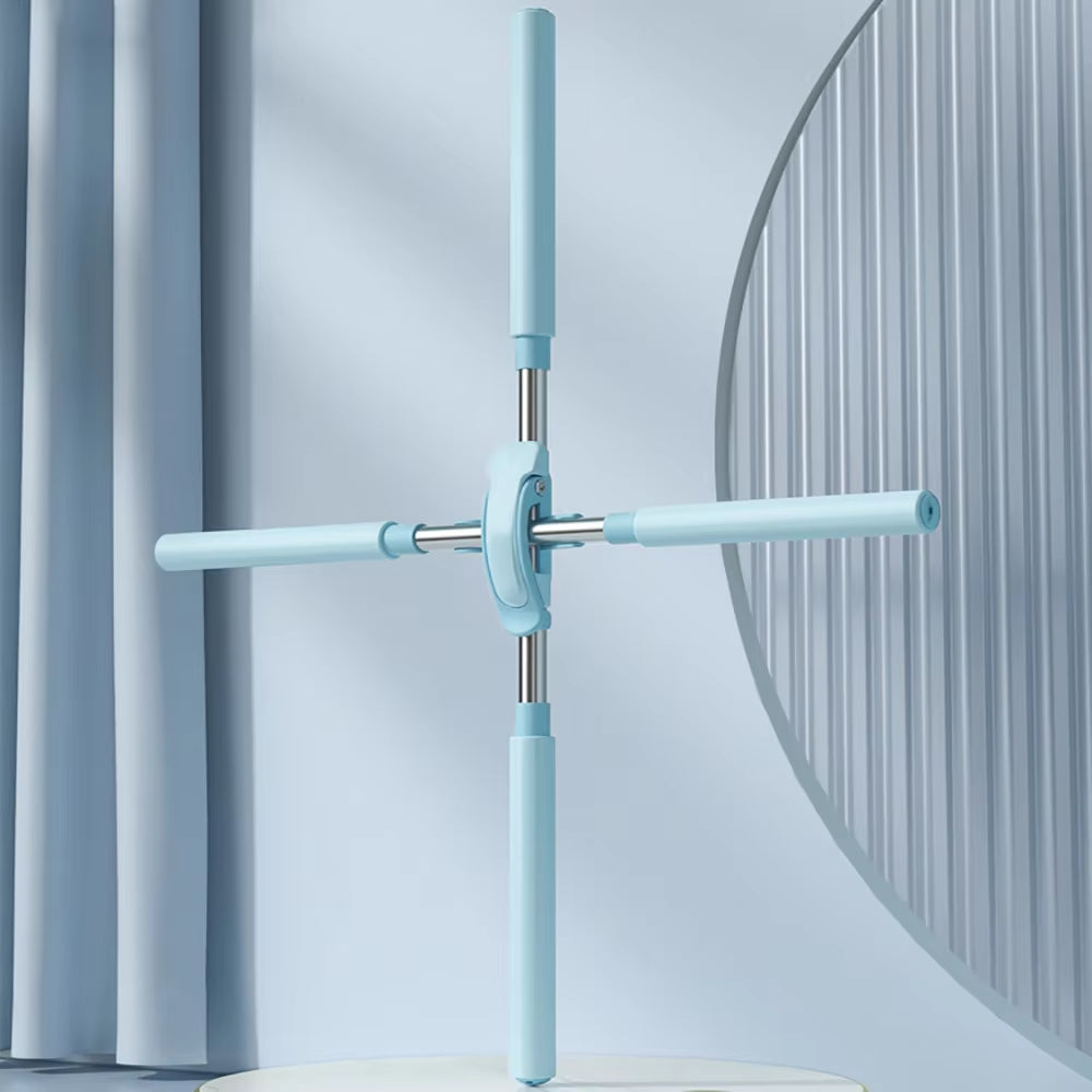 Yoga Hunchback Corrector Adjustable Stainless Steel Body Stick Cross Open Back Standing Training Stick Gym Home Sports Equipment